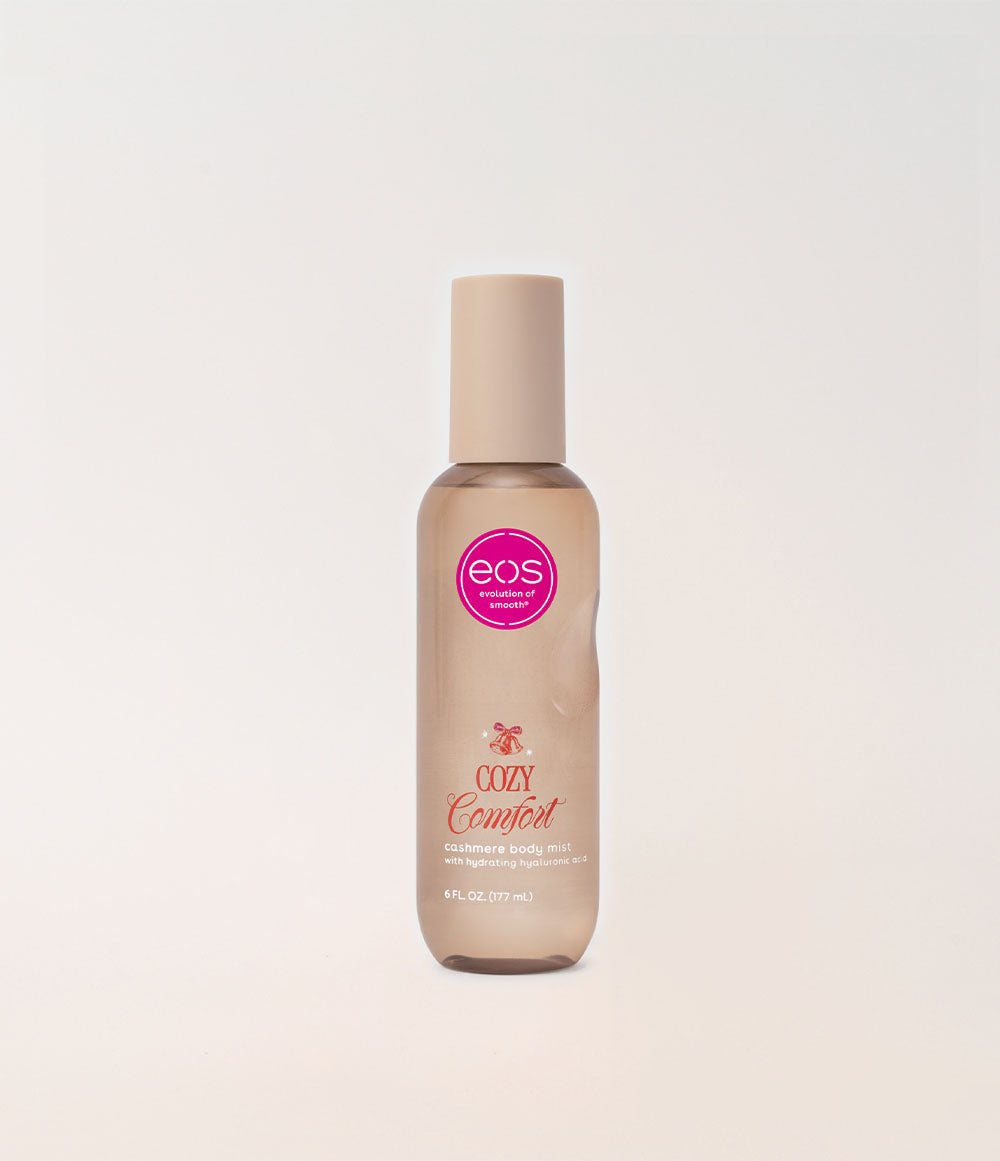 EOS Cozy Comfort Body Mist bottle