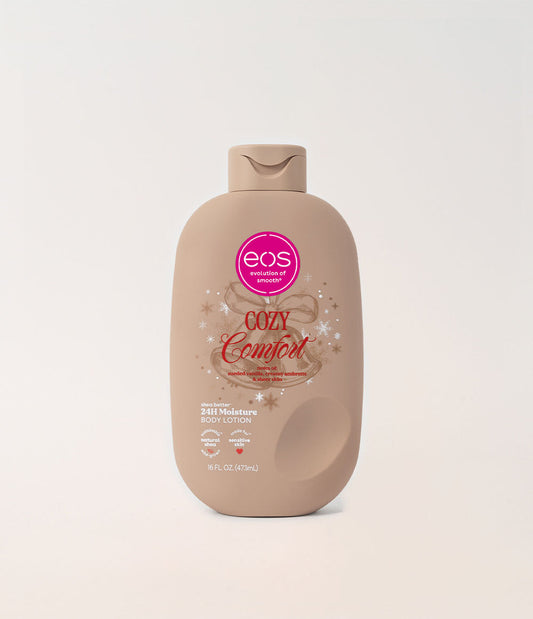 EOS Cozy Comfort Body Lotion bottle